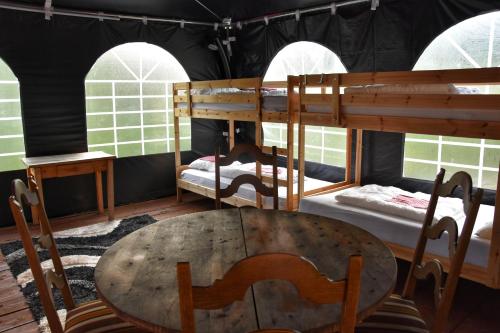 8 bunk beds