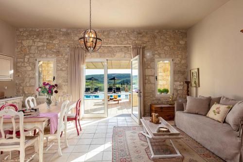 Garden, Villa Mantilari Wine Estate 7 Apartments 2 Private Pools 1 Heated Tennis Court Fitness Center in Nikos Kazantzakis