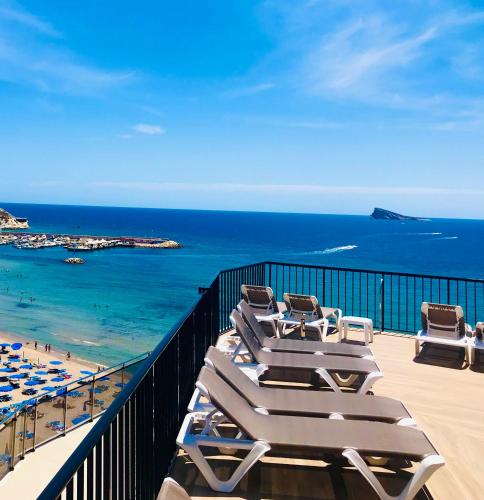 Beach, Hotel Marconi in Benidorm - Costa Blanca