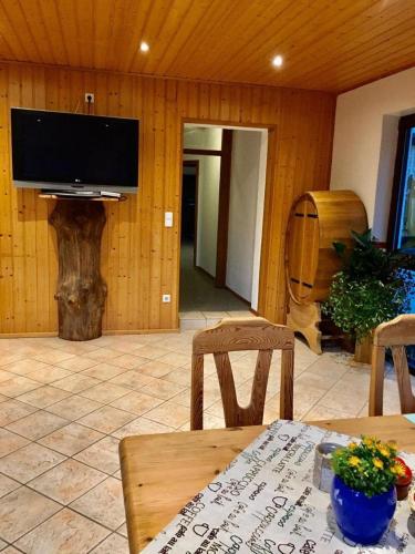Shared lounge/TV area, Waldnest Odenwald in Wald-Michelbach