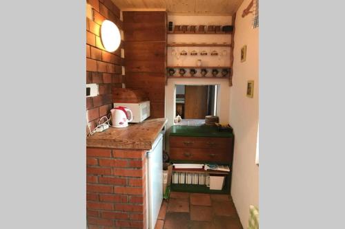 Kitchen, Horska chata na Brcalniku v srdci Sumavy in Zelezna Ruda