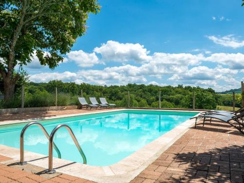 Spacious authentic farmhouse in a hamlet with magnificent view and pool
