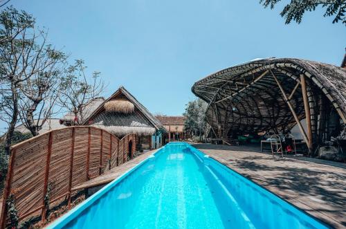 발리 Blue Earth Village 호텔 로비