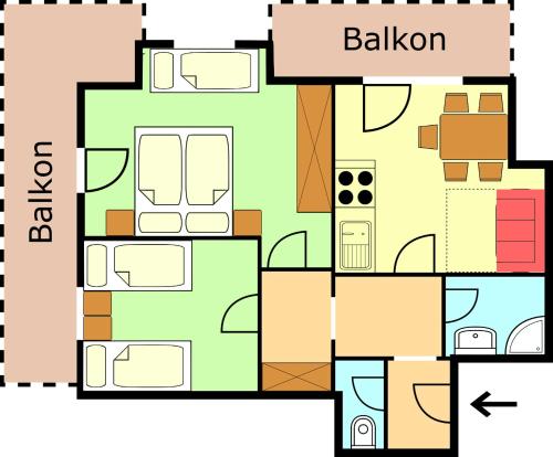Large Two-Bedroom Apartment