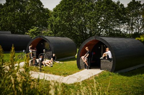 Balcó/terrassa, Naturhytter in Kjellerup