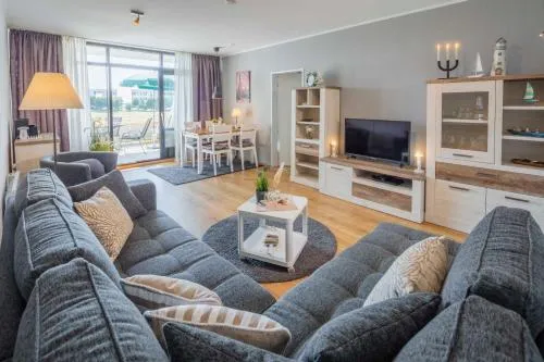 Strandkorb in Fehmarn, Deutschland