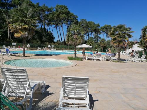 T2 Antigua Ondres plage avec piscine et tennis - Apartment - Ondres