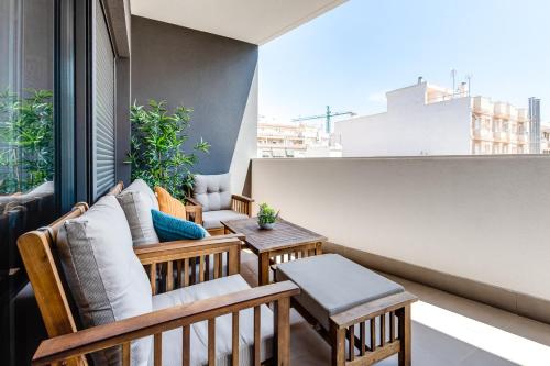 Balcony/terrace, Moderno Apartamento SCANDIC, Playa Del Cura in Torrevieja