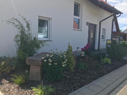 A szálláshely kívülről, Ferienwohnung „Anhaide“ in Lampertheim