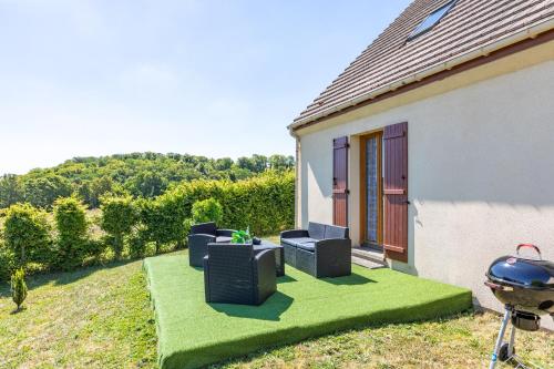 LE VERDOYANT - Maison et jardin - Vernon proche Giverny gîte à louer Chêne-Godon