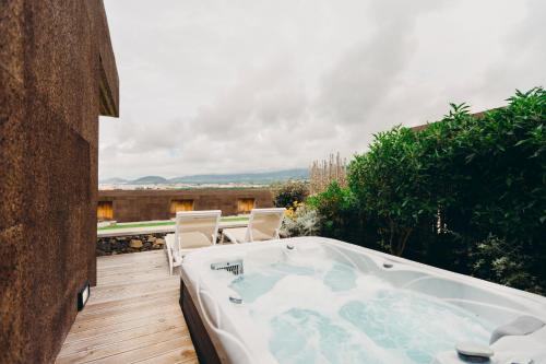 อ่างแช่น้ำร้อน, Santa Bárbara Eco-Beach Resort in ริเบรา กรานเด