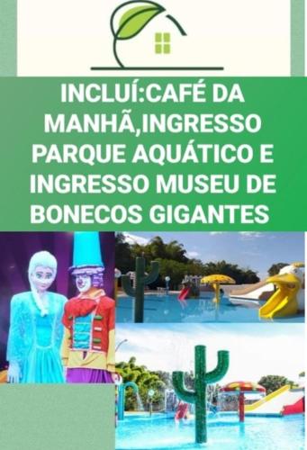 CALDAS NOVAS RESIDENCE - Inclui um ingresso por dia e por pessoa em Parque Aquático