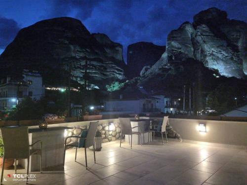 Camera, familiare, terrazza