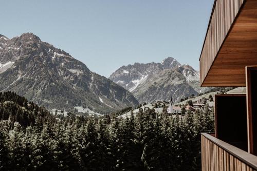 Kilátás, Verwohn-Wellnesshotel Walserhof in Hirschegg (Vorarlberg)