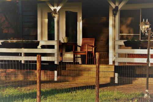 Balkons/terase, Ferienhaus Grafenland in Dersum