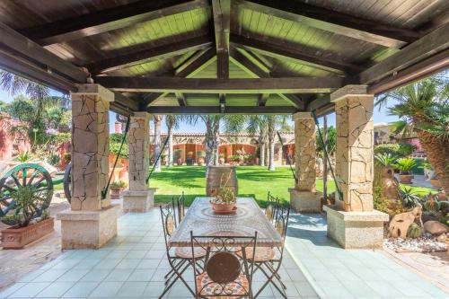 A szálláshely kívülről, Villa Flumini in Quartu Sant Elena