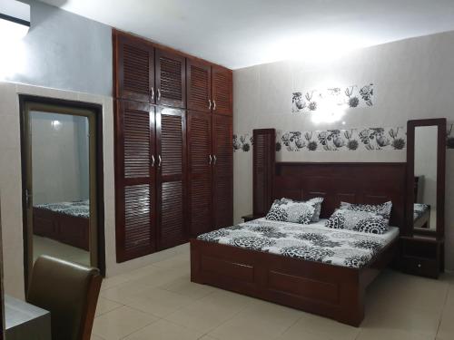 Chambre, Residence Hotel Georges Colette in Abidjan