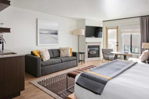 1 king bed, 1 sofa bed