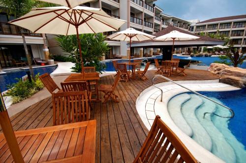 Bar/salonek, Henann Lagoon Resort in Ostrov Boracay