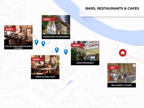 餐廳, Wohnung in TOP-Lage - Direkt am Bahnhof in 巴特溫普芬