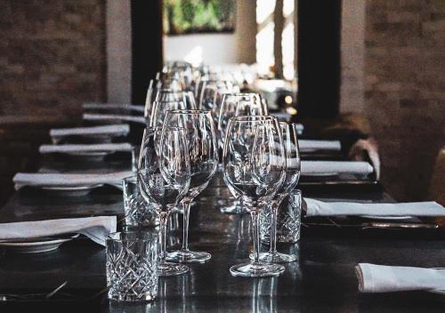 餐厅, 弗拉布罗库洛宾馆 (Fladbro Kro) in 兰德斯