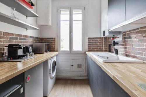 Konyha, Appartement Pouchard Welkeys in Saint Mande