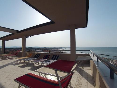 발코니/테라스, Hotel Acropolis in 카톨리카