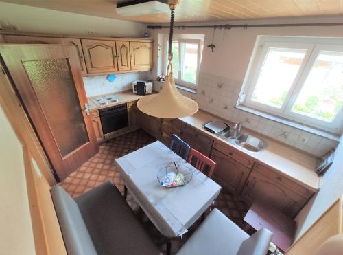 virtuve, Ferienwohnung Hobbyhof Deggenhausertal in Deggenhausertal
