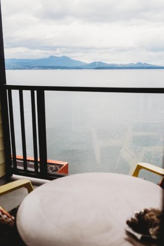 Balkons/terase, The Oceanfront Hotel in Sointula (BC)