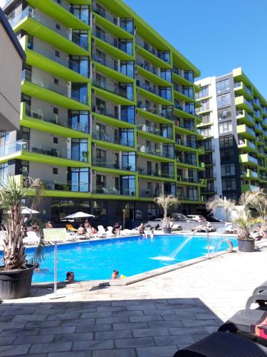 Apartament Melissa Beach Resort Pool & Spa Mamaia-Nord – khách sạn tại Mamaia-Sat