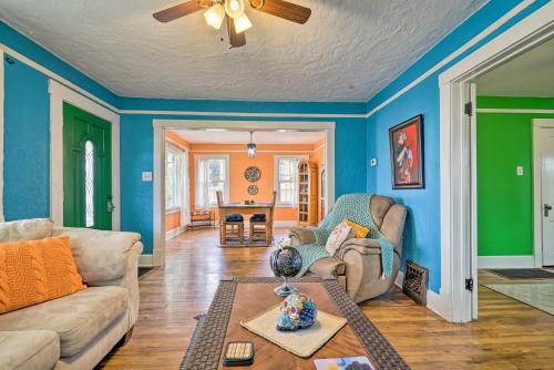 Lively Home with Front Porch Walk to Trails! - image 3