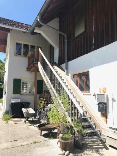 Viesnīcas āriene, Ferienwohnung mit Alpenblick in Antdorf