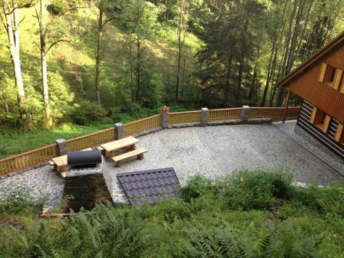 Balcony/terrace, Chata Hokejka in Vilemov
