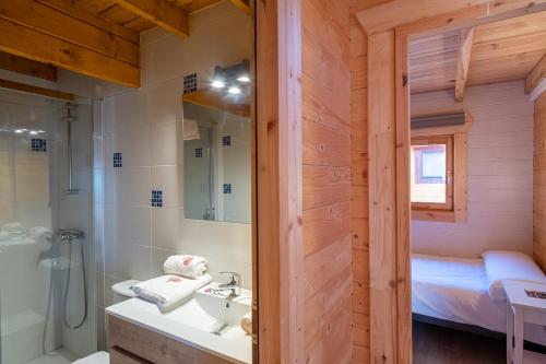 浴室, Villas de Arribes in 阿爾德亞達比拉德拉里貝拉