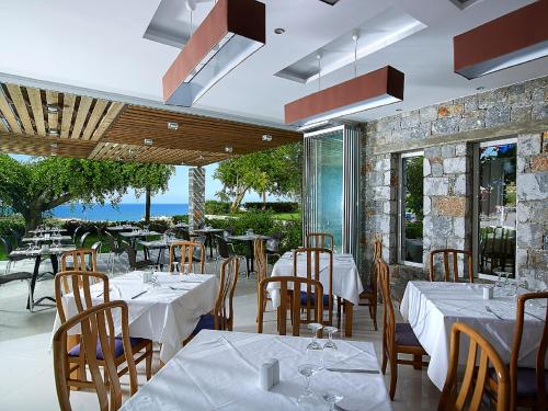 Restaurant, Eleftheria Hotel in Nea Kidonia