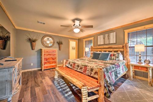 Rustic Broken Bow Retreat with Hot Tub and Deck!