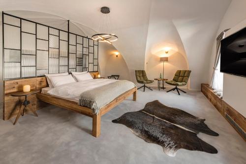 DOMA u nás Boutique hotel & spa Room Type - Deluxe Double Room (Šatňa)