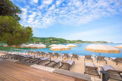 Strand, Hotel Svoboda - Terme Krka in Strunjan
