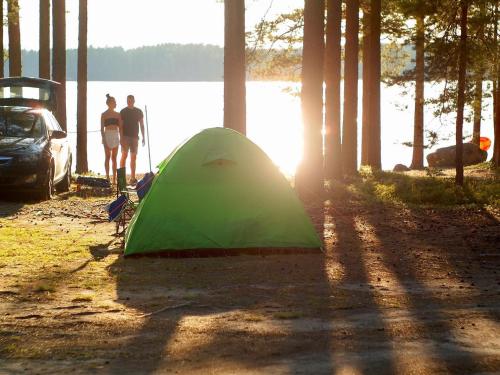 strand, Koskenselkä Camping (Koskenselka Camping) in Koskenselkä