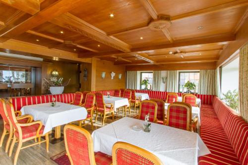 ห้องอาหาร, Hotel Huberhof in รัม