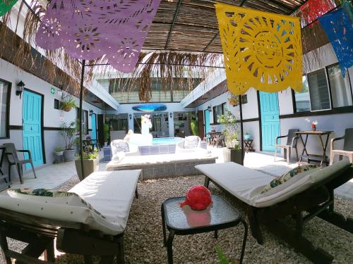 Piscine, Hotel Perico Azul & Surf Camp in Jaco