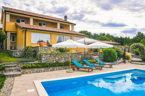 *****Pool house with beautiful seaview,big garden and old tavern*****, Rijeka (fotografie 5)