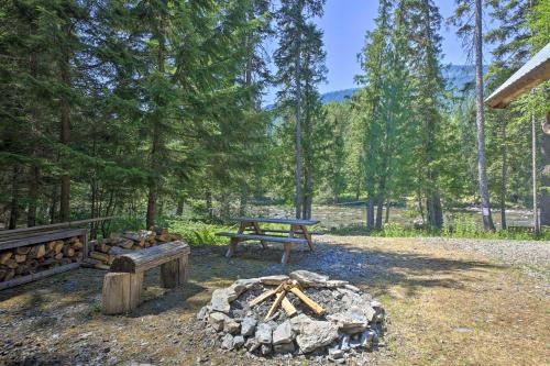 Expansive Moyie Riverfront Cabin - Pets Welcome!