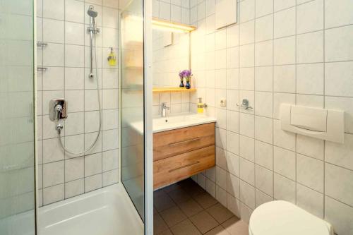 ห้องน้ำ, Landhotel Gut Wildberg in คลีปเฮาว์เซ่น