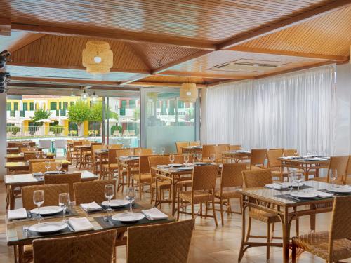 Restaurant, Bungalows Vistaflor in Gran Canaria