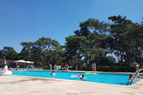 ' CasitaCuriosa ' chalet op camping met buitenzwembad
