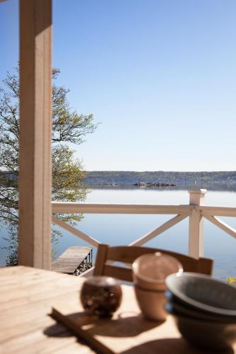 Balcony/terrace, Dreamy House w. private dock by the Baltic sea in Malhaga