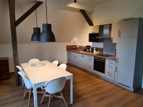 Kitchen, Ferienwohnungen Georgenbruch in Everswinkel