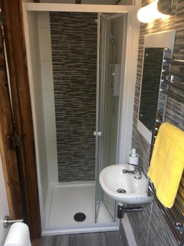 Vannas istaba, Waterloo Farm Shepherds Hut Glamping with Sun Lounge in Bankfuta