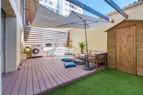 Bright 3br w AC and terrace near the train station in Marseille Welkeys